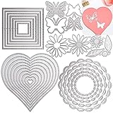 DailyTreasures 5 Set Cutting Dies Stencil, 32Pcs