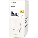 ATTITUDE Liquid Fabric Softener Refill, Plant-Based & Vegan, HE Compatible, Naturally Derived, Citrus Zest Scent, 80 Loads, 67.6 Fl Oz