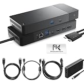 WD19DCS Dell Docking Station, Performance Dock WD19DCS - 3 Year Warranty, with 240W Power Adapter + 210W Power Delivery + ZoomSpeed HDMI &amp; DisplayPort Cable + USB-C Cable - New