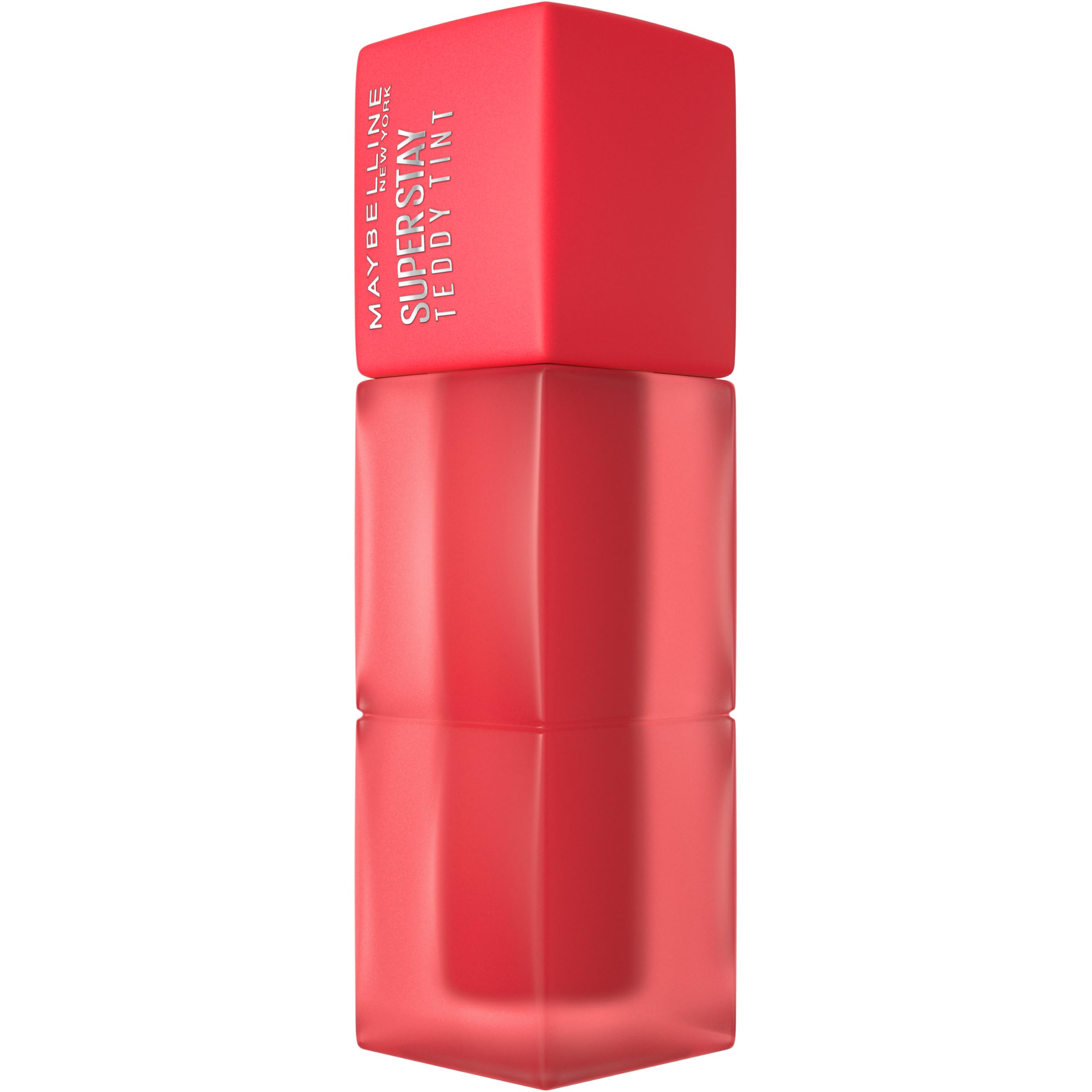 Maybelline Lip Tint & Lip Stain, Super Stay Teddy Tint, Long Lasting Lipstick, Matte Lip Gloss, 12H No-Transfer Lip Oil, Hydrating Lip Plumping Effect, Shade: July Forever