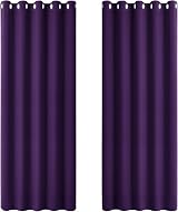 PONY DANCE Purple Blackout Thermal Curtains 66x72 Eyelet 2 Panels
