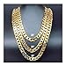 9.2MM Gold Cuban Link Chain Necklace for men women 24k Real Gold. Diamond cut Hip hop Solid Street wear Gift jewelry