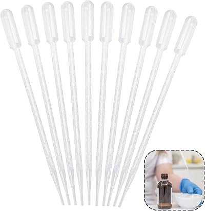Bansusu Pipette Dropper Plastic 10Pcs 10ML Disposable Transparent