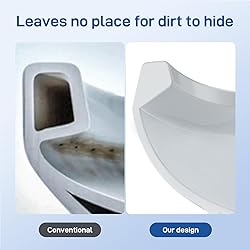 Two Piece Toilets Elongated, 21" Extra Tall Toilet