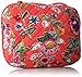 Vera Bradley Women's Cotton Little Crossbody Purse With RFID Protection, Coral Floral, One Size