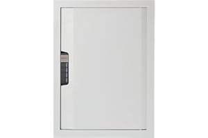 SnapSafe In Wall Gun Safe and Money Safe, Light Grey, 75413 - Hidden Safe Provides Security for your Firearms & Valuables, Ke