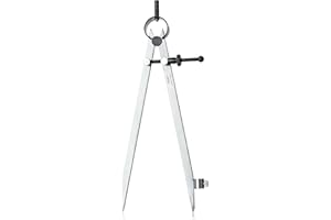 Mr. Pen- Professional Compass with Lock, 8 inch, Pencil Compass, Woodworking Compass, Compass for Geometry, Wing Divider, Compass Drawing, Drafting Compass, Carpenter Compass