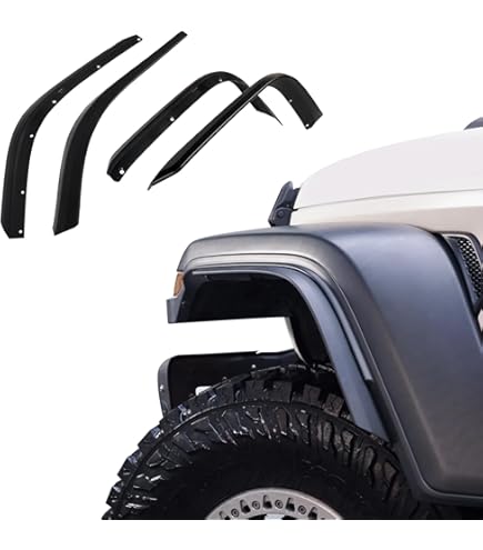 【新品】Jeep Gladiator JTハイフェンダー用 4本セット Amazon.com: Fender Flares Extensions Set Compatible with