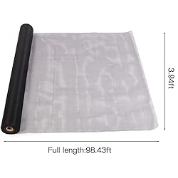 MYOYAY Fiberglass Screen Roll - 47inch x 100ft