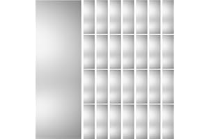 AOKLIT 30 Pcs Shim Stock Assortment, 304 Stainless Steel 2" Width x 6" Length Metal Shims for Leveling, Gap Filler Trim Strip, DIY & Industrial Use (0.001"-0.01" Thickness)