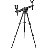 Trakiom Hunting Rests, Shooting Tripod with Dual Frame, Flexible Orientation, Adjustable Height, Shooting Tripod Max Provide Maximum Shooting Stability for Outdoors, Ground Blinds and Hunting