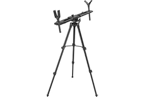 Trakiom Hunting Rests, Shooting Tripod with Dual Frame, Flexible Orientation, Adjustable Height, Shooting Tripod Max Provide Maximum Shooting Stability for Outdoors, Ground Blinds and Hunting