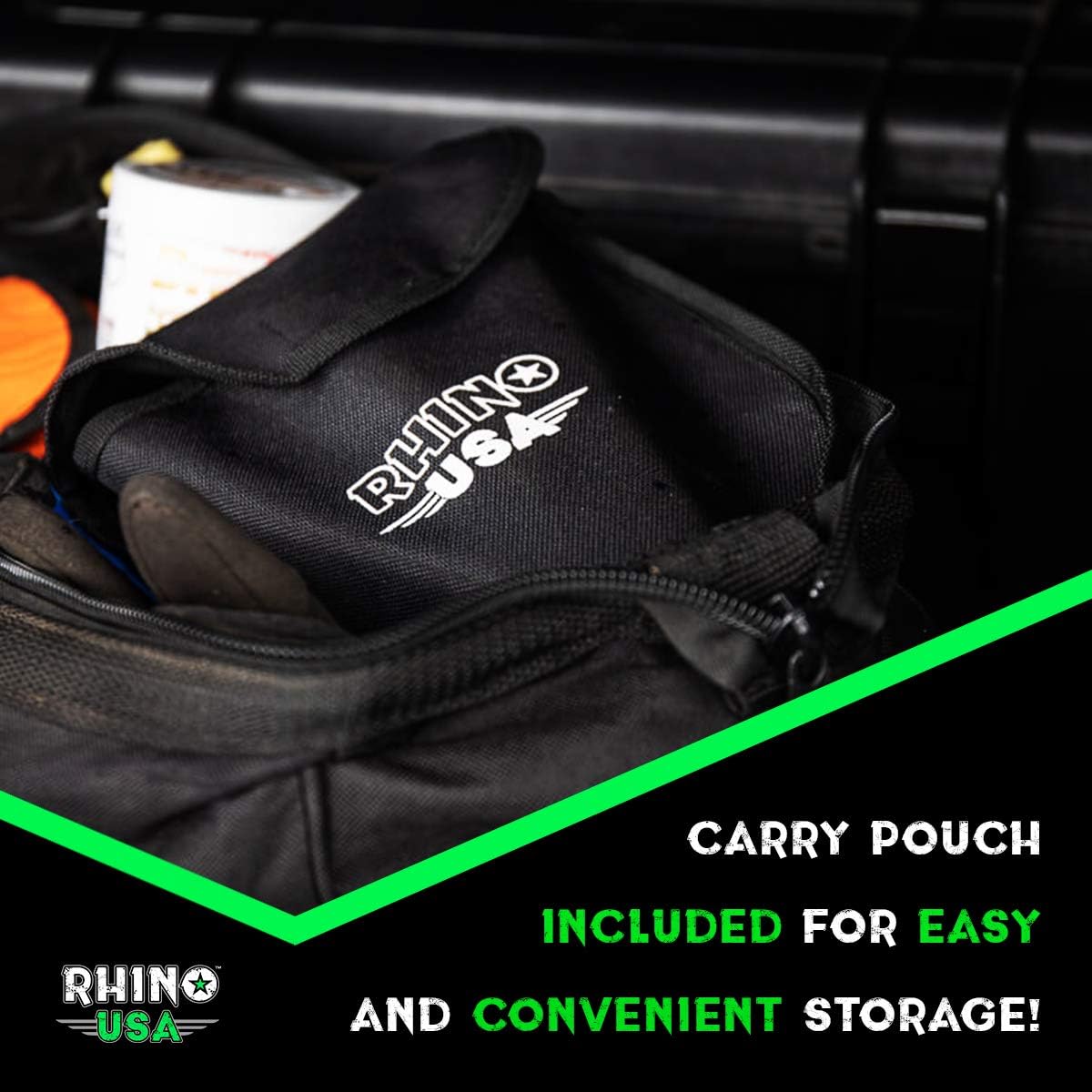 Rhino USA Folding Survival Shovel w/Pick - Heavy Duty Carbon Steel Military Style Entrenching Tool for Off Road, Camping, Gardening, Beach, Digging Dirt, Sand, Mud & Snow - Guaranteed for Life! : Sports & Outdoors