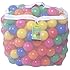 Click N' Play Pack of 200 Phthalate Free BPA Free Crush Proof Plastic Ball, Pit Balls - 6 Bright Colors in Reusable and Durable Storage Mesh Bag with Zipper