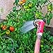 Gardenbyrd Hose Nozzle – Metal Garden Hose Nozzle with Pressure Flow Control (10 Pattern, Black, Red)