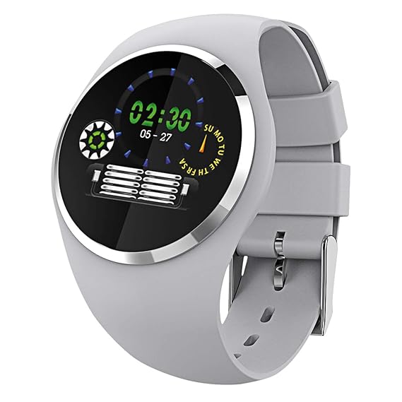 Fitness Tracker mit Herzfrequenz Blutdruck Schlaf Schritte Farbdisplay mit Animation Smartwatch Armband Uhr - 9703