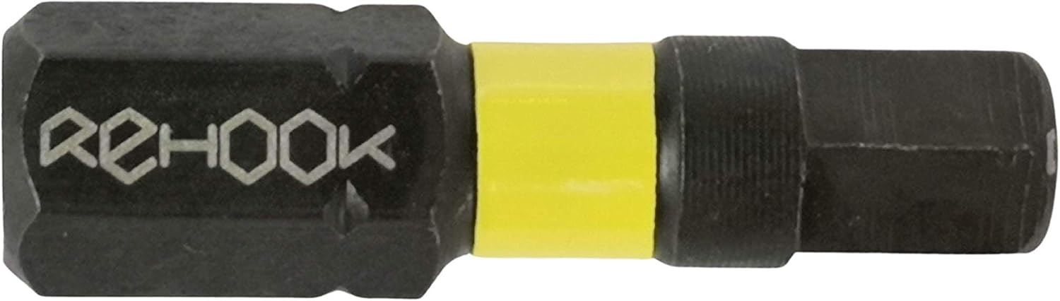 Rehook Reload H5 Hex 25mm Impact Screwdriver Bit Set, S2 Steel Drill Driver Bits with 1/4" Hex Shank - Image 4