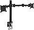 Mount-It! Dual LCD Monitor Desk Mount Stand Heavy Duty Fully Adjustable Arms Fits  2 / Two Screens up to 27", VESA 75 and 100 (MI-752)