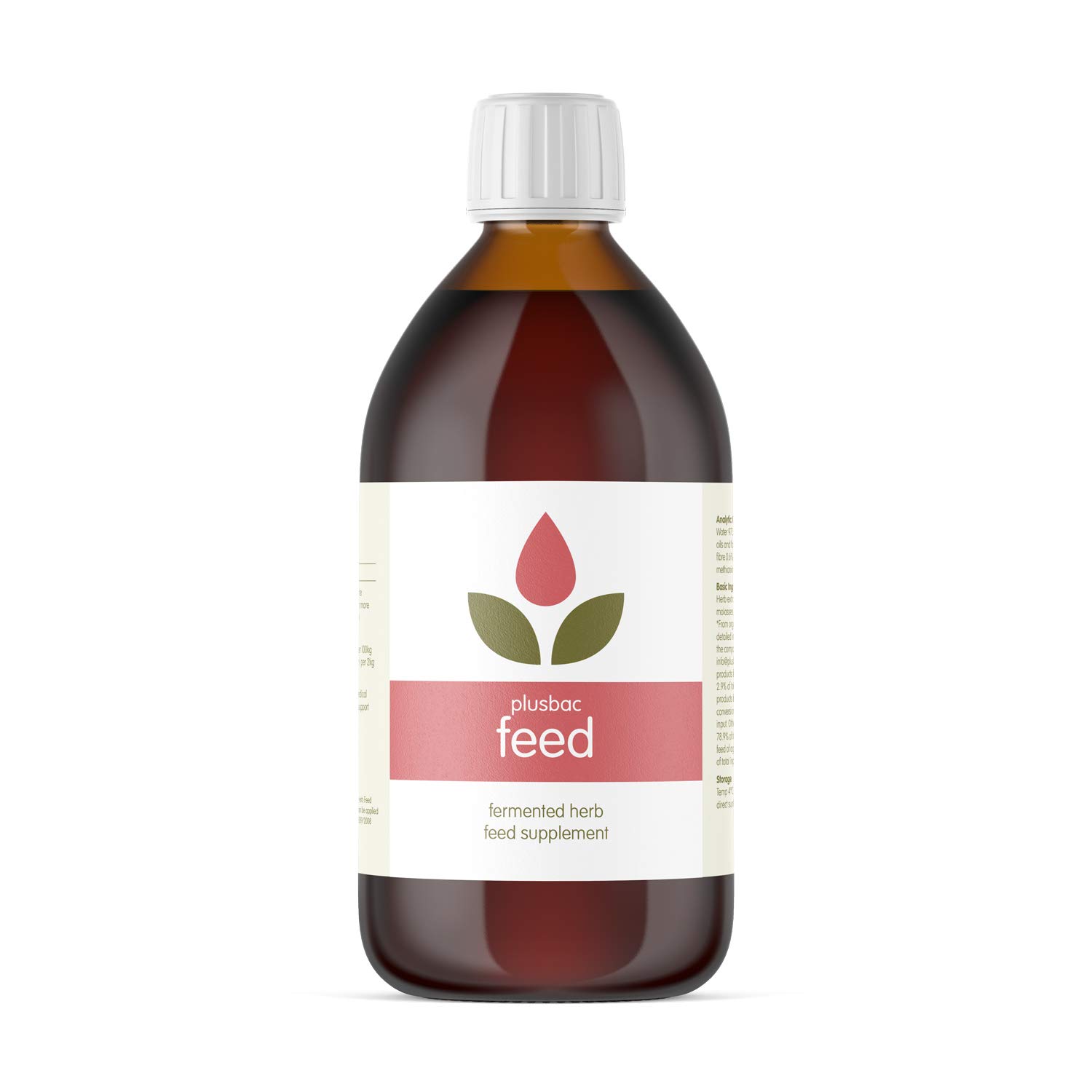 Plusbac Feed 1 Litre, Fermented Herb Feed Supplement - For Horses, All Pets, Cats, Dogs, Chickens, Pigs, Cows, Poultry and Fish — image 1