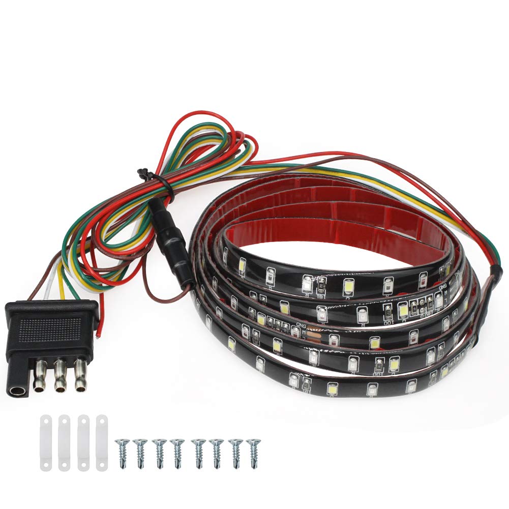 Mua Ledテープライト 流れるウインカー テールランプ ブレーキランプ ハザードランプ 2色発光 レッド ホワイト 12v車用 汎用 10w 146 5cm 高輝度 防水処理済み １個入り Tren Amazon Nhật Chinh Hang 21 Fado