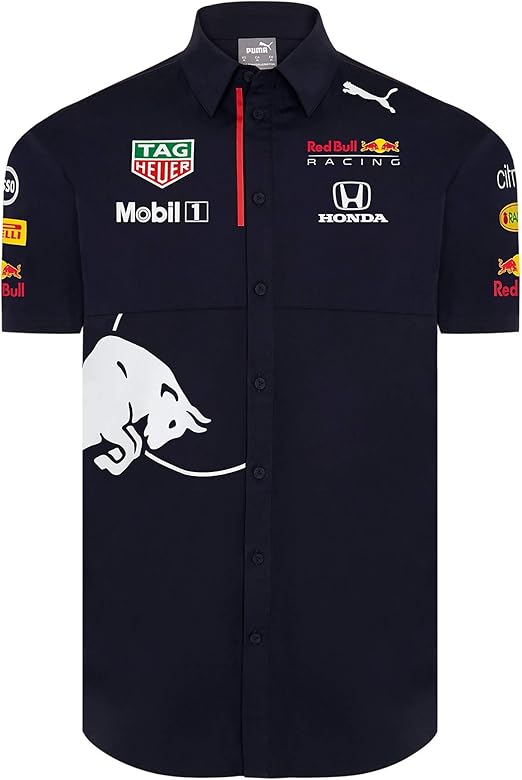 Red Bull Racing Official Teamline Shirt, Mens Official Merchandise
