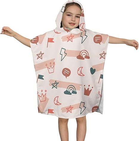 baby beach towel poncho