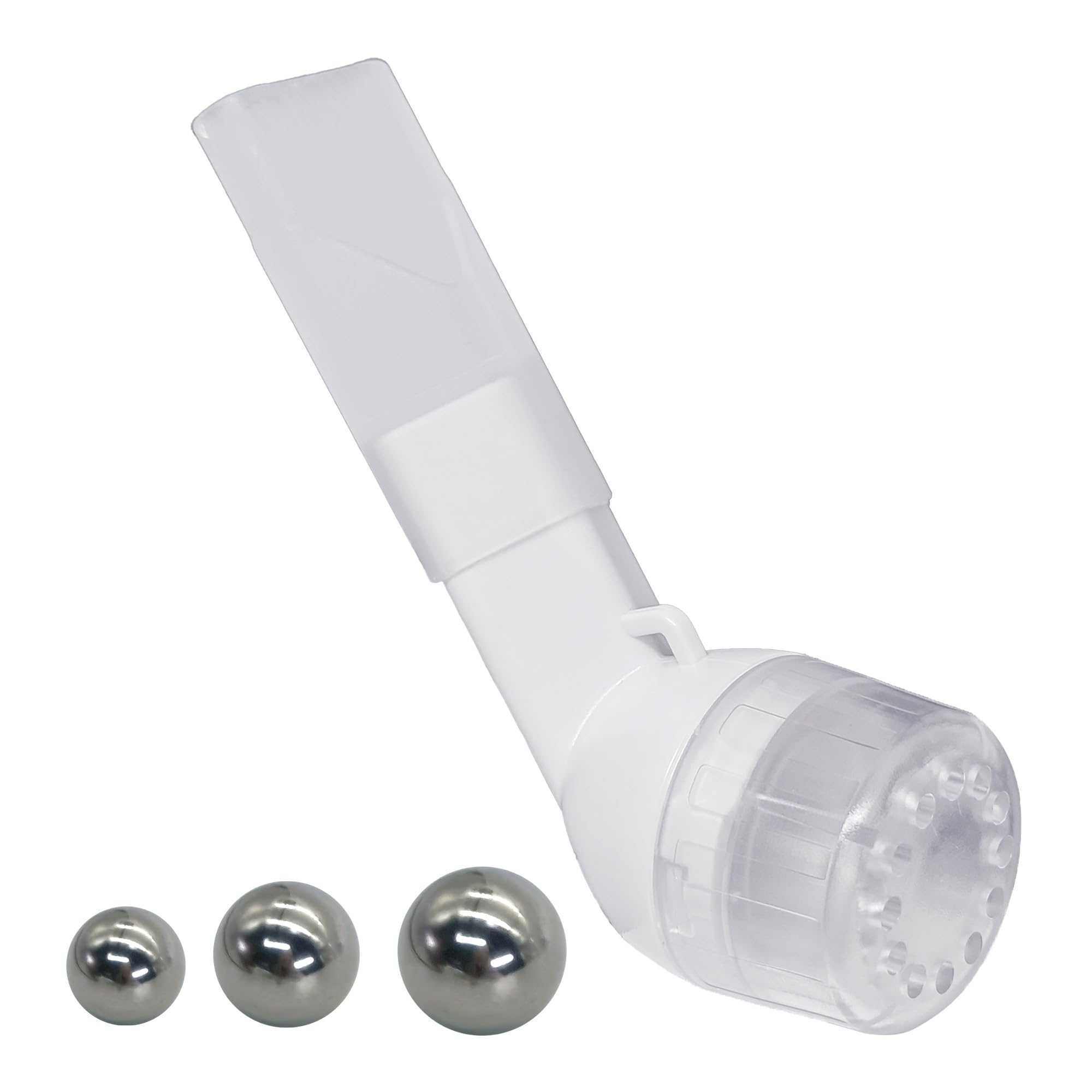 SEABABOO Pulmonary Exerciser Pulmonary Mucus Removal Device Respiratory Trainer OPEC Therapy Respiratory Trainer Cleans Lungs And Improves Lung Capacity (White)