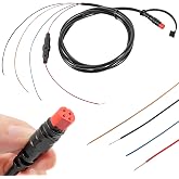 Sunluway 010-12199-04 Power Cable, NMEA 0183 4-Pin Power/Data Cable Compatible with Garmin Striker 4/4cv/4dv/Plus/Vivid Series &amp; EchoMAP Series Fish Finders, 6ft Durable Marine-Grade Cable