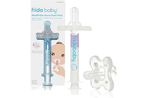 Frida Baby Medicine Pacifier Syringe, Accu-Dose Paci, Medi Frida Dispenser for Mess & Fuss Free Use, Made in USA