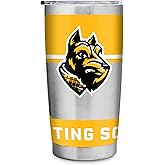 Rico Industries NCAA Wooster Fighting Scots Standard 20oz Stainless Steel Tumbler with Lid - Great For Coffee, Tea, Water or Cocktails