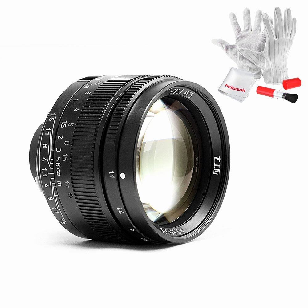 7artisans 50mm F1.1 Fixed Lens for Leica M-Mount Cameras Like Leica M2 M3  M4-2 M5 M6 M7 M8 M9 M10 M4P M9p M240 M240P ME M262 M-M CL -Black