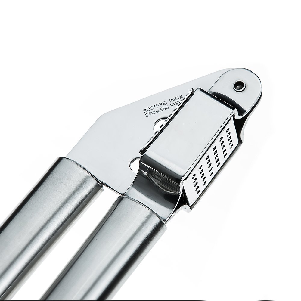 TAFOND Stainless Steel Garlic Press Peelers Ginger Crusher Grater Garlic Cloves Chopper Mincer