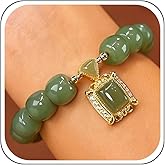 Embtrem Red Jade Bracelet Lucky Bracelets for Women Blessing Chinese Good Luck Yeah of the Horse Bracelets Money Bracelet Wealth Jewelry Birthday Gifts for Her Him