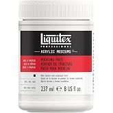 Liquitex Professional Modeling Paste, 237ml (8-oz) | 100% Acrylic Polymer Marble Dust Putty, Dries to Very Hard White Matte Finish, Can Be Used Alone, Mixed w/ Color, or Painted