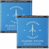 Augustine Strings Classic Blue - High Tension Classical Guitar Strings - The Original Nylon String - 2 Sets