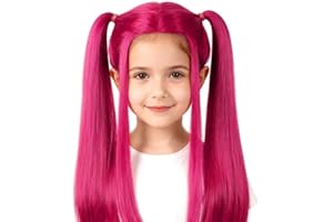 For Mira Wig, Long Red Braid Wigs for Kids Girls, Halloween Anime Cosplay Costume Wig, 2026 New Halloween Party Accessories P