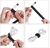 Avantree 20pk Reusable Cable Ties Straps for Earbuds Phones Electronics PC Wire view 6