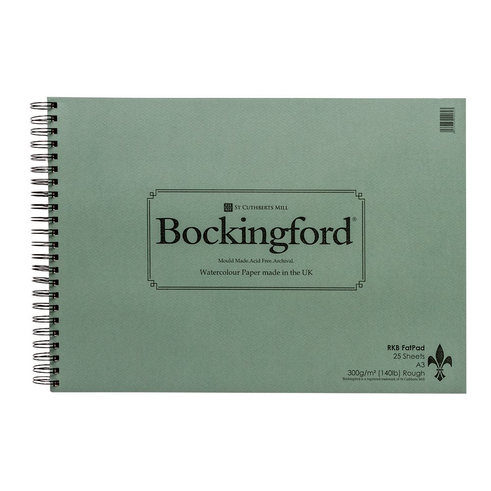 Fat Pad Bockingford Rough 300gsm (140lb) A3