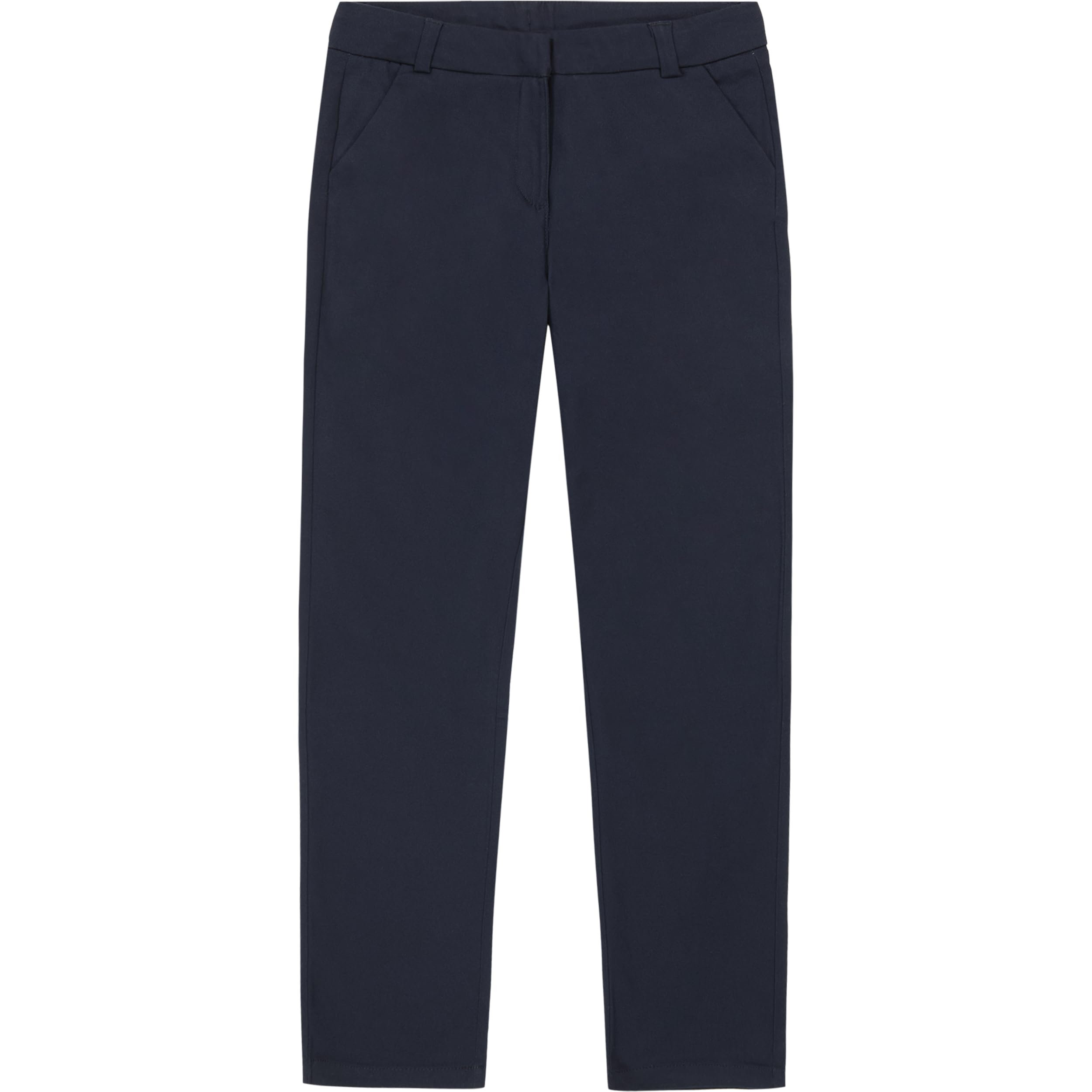 Photo 1 of Nautica Girls' School Uniform Skinny Stretch Twill Pant, Navy Blue, 12.5 Plus