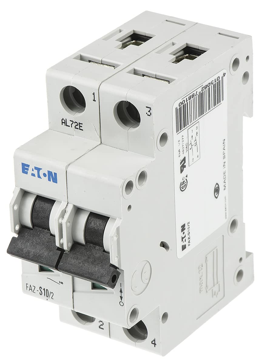 Eaton (Moeller) – Circuit Breaker faz-s10/2 S 10 A, Circuit Breaker 2P