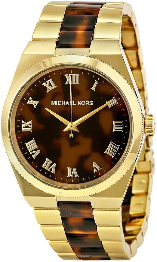 michael kors tortoiseshell watch