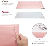 Switory 25Pcs Pale Pink Bubble Mailers 21.6x28cm Self Seal Padded Envelopes view 3