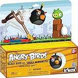 K'NEX Angry Birds Black Bird versus Small Minion Pig