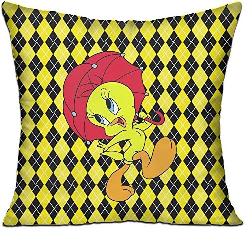 YesTown Tweety Bird Throw Pillow Soft Velvet Core Included,18 "X 18 "