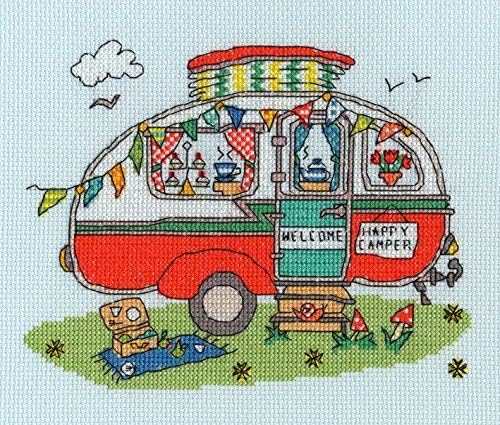 Bothy ThreadsCross Stitch Kit - Sew Dinky Caravan