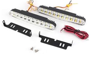 LED Daytime Running Light,2X 30 LED Car 12V DC Daytime Running Light DRL Driving Daylight Lamp+Turn