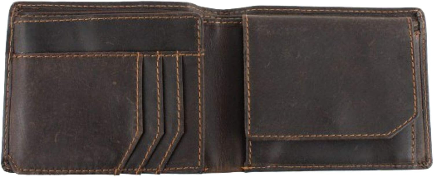 Greenland NATURE Westcoast Geldbörse Leder 12 cm, sattelbraun, Buffalo - Brown - Image 3