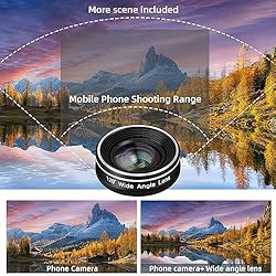 Phone Camera Lens 3 in 1 Phone Lens Kit, 198