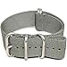 Da Luca Ballistic Nylon Military Watch Strap - Grey (Matte Buckle) : 20mm
