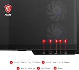 MSI MAG PANO M100R PZ Micro-ATX PC Case ARGB 4x120mm Hub GPU Stand view 4